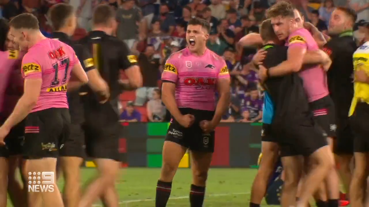 Video: Panthers' Nathan Cleary on his shoulder injury