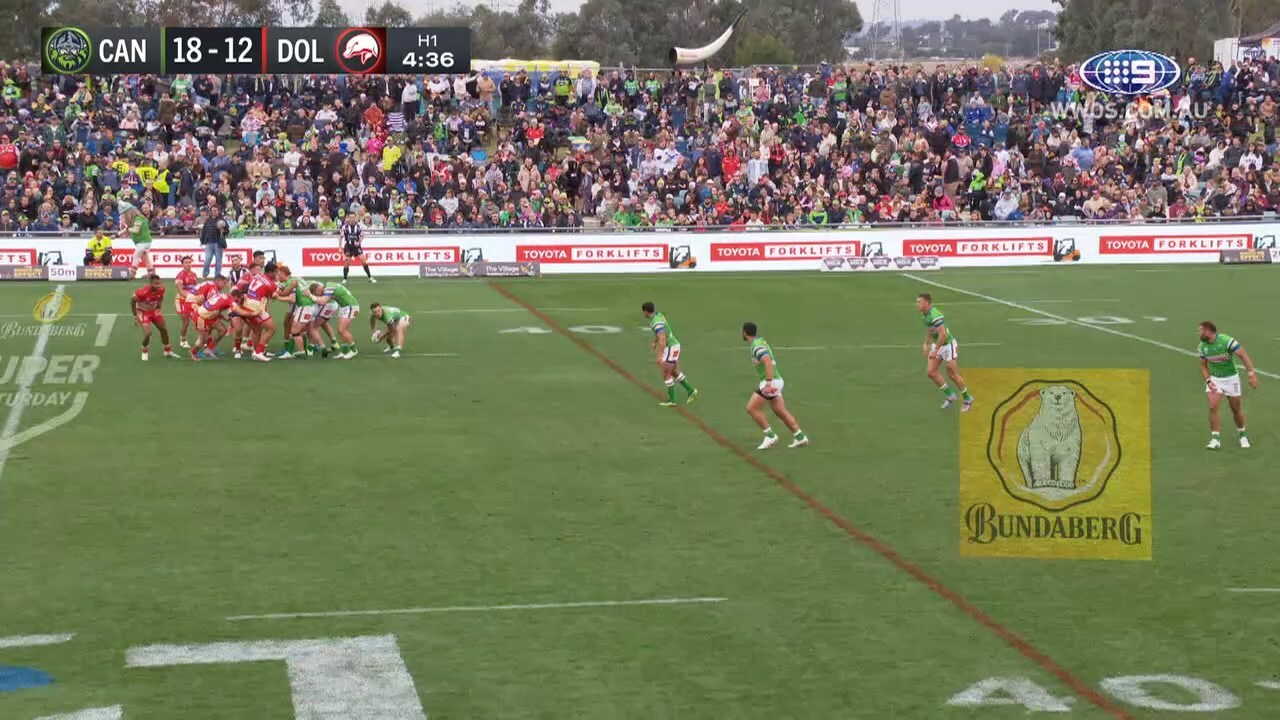 Canberra Raiders v Dolphins, NRL Round 9