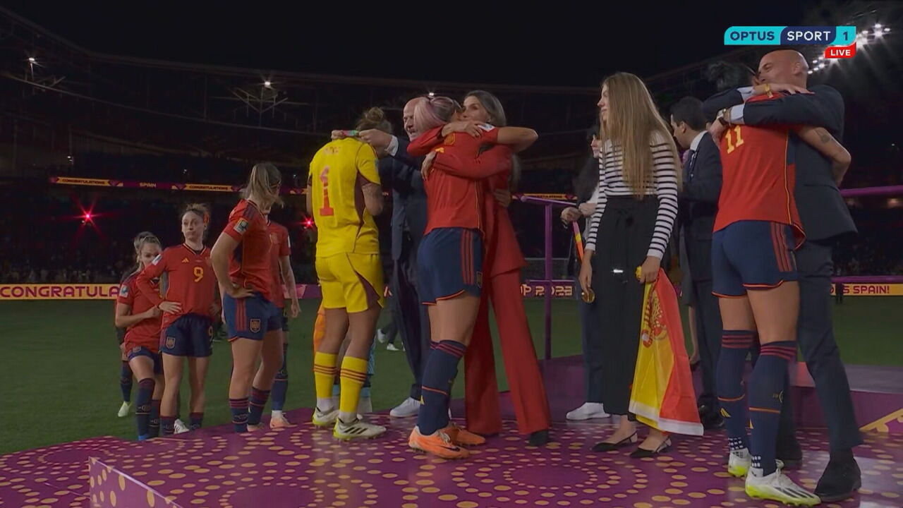 FIFA opens case against Spanish soccer official who kissed player on lips  at Women's World Cup