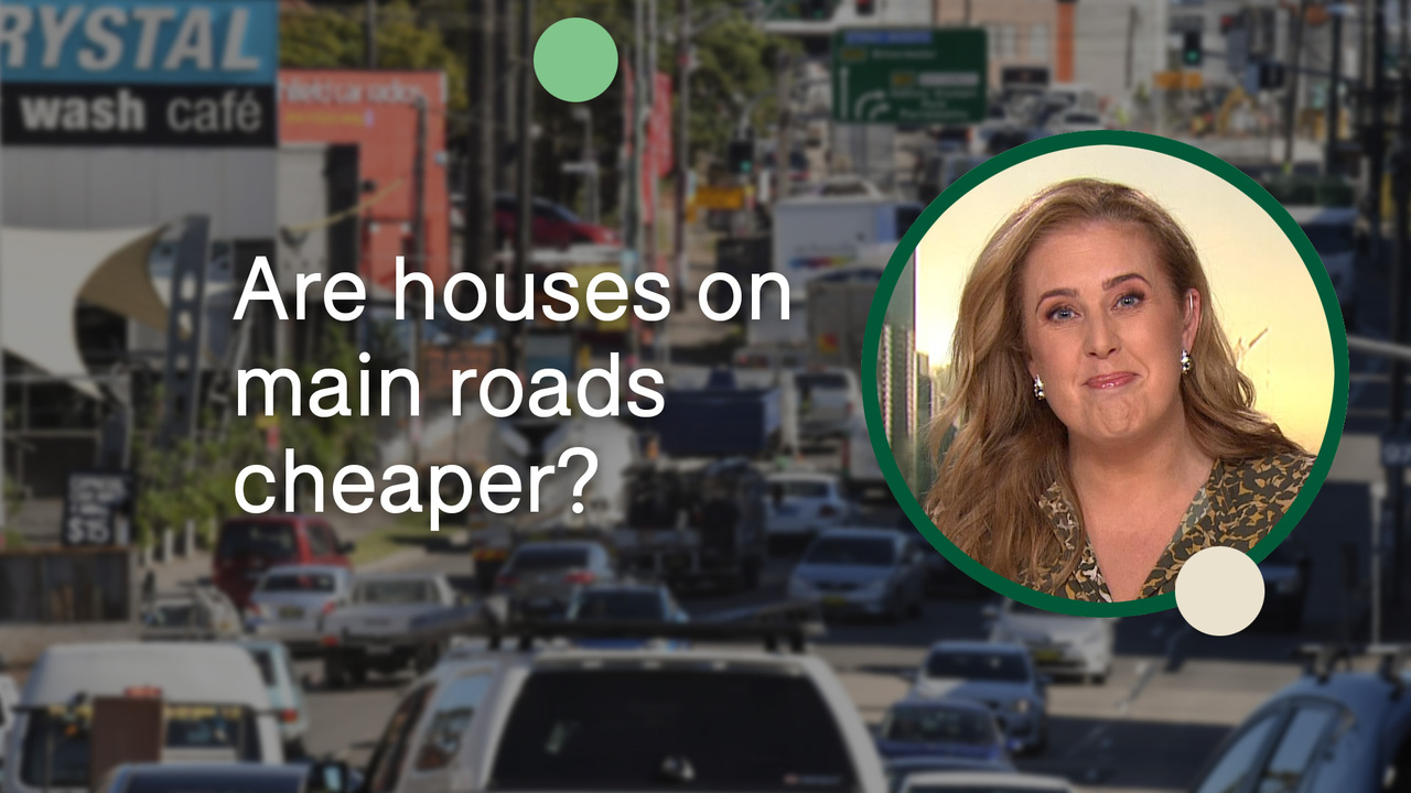 Are houses on main roads cheaper?