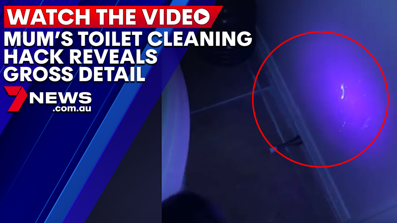 Shining UV light into the toilet : r/mildlyinteresting