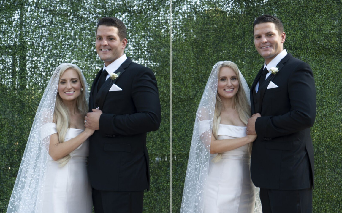 Identical twin sisters marry identical twin brothers in &#39;twinsane&#39; combined  wedding | Sunrise