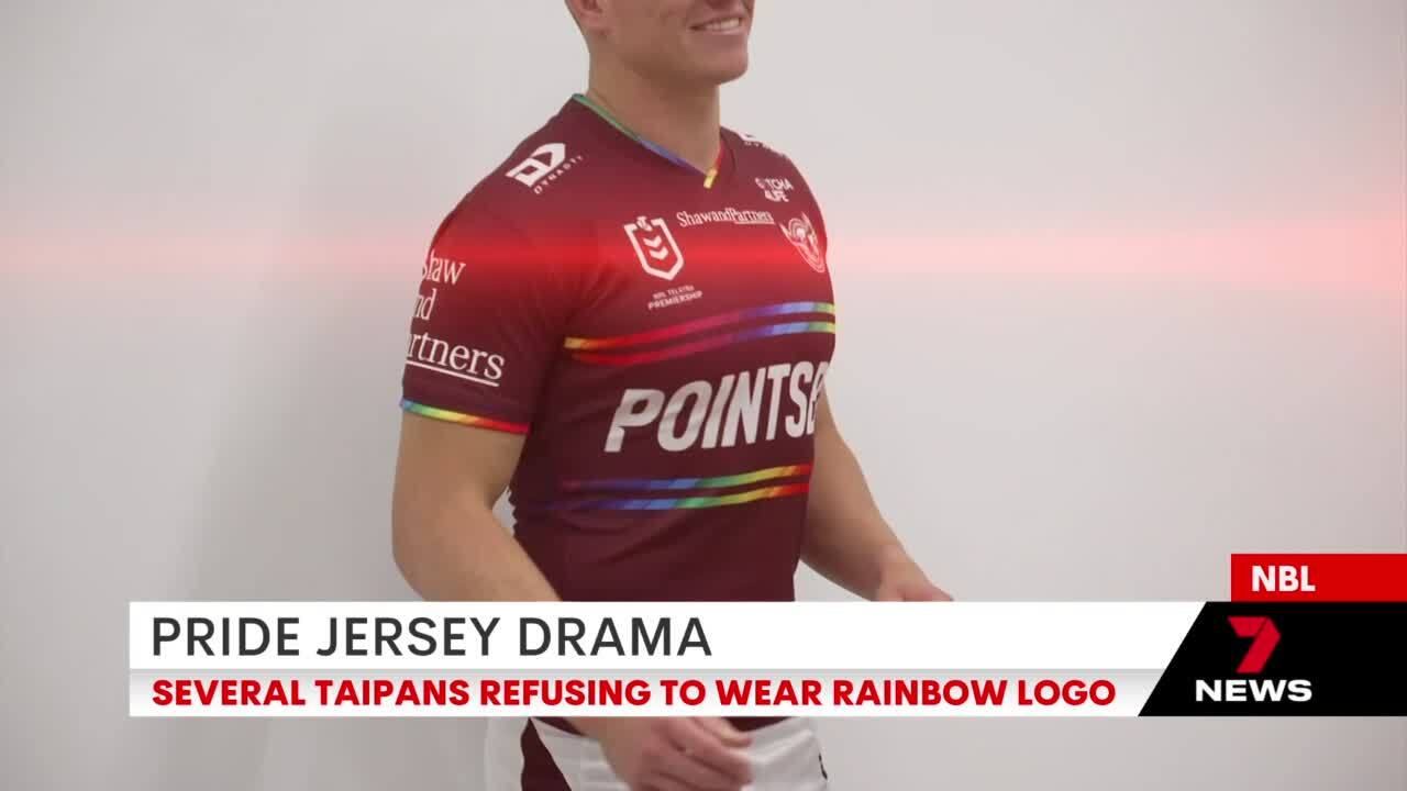 NBL team embroiled in Pride jersey drama with players reportedly 'hesitant'  to wear rainbow logo