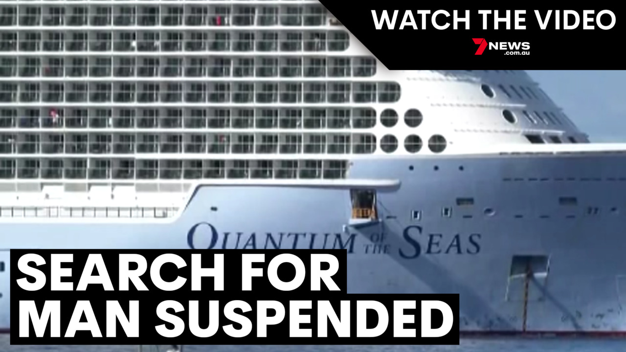 US Coast Guard suspends search for Australian man seen falling from cruise