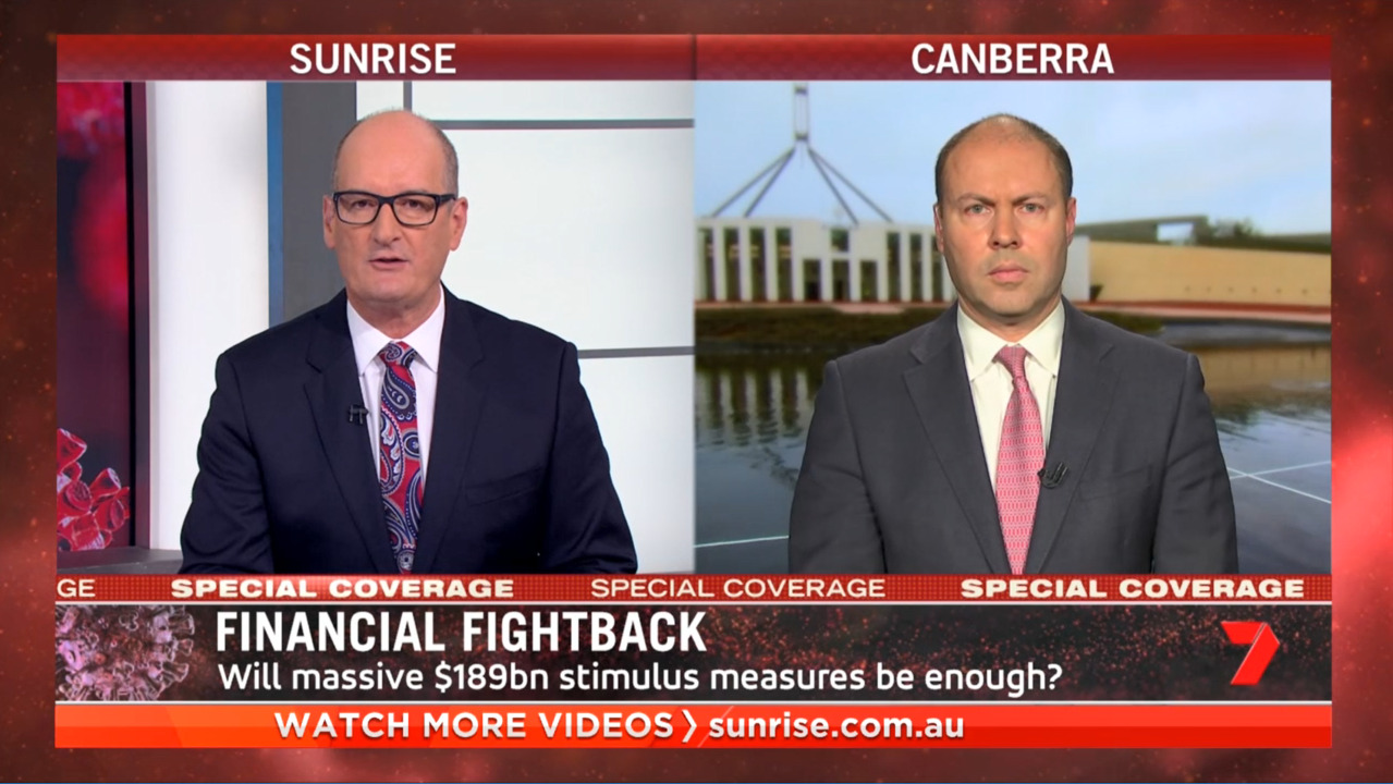 Josh Frydenberg On second stimulus