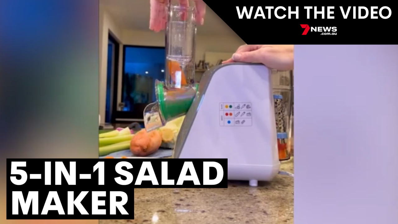 Shoppers are going wild for this $35 5-in-1 salad maker from Kmart