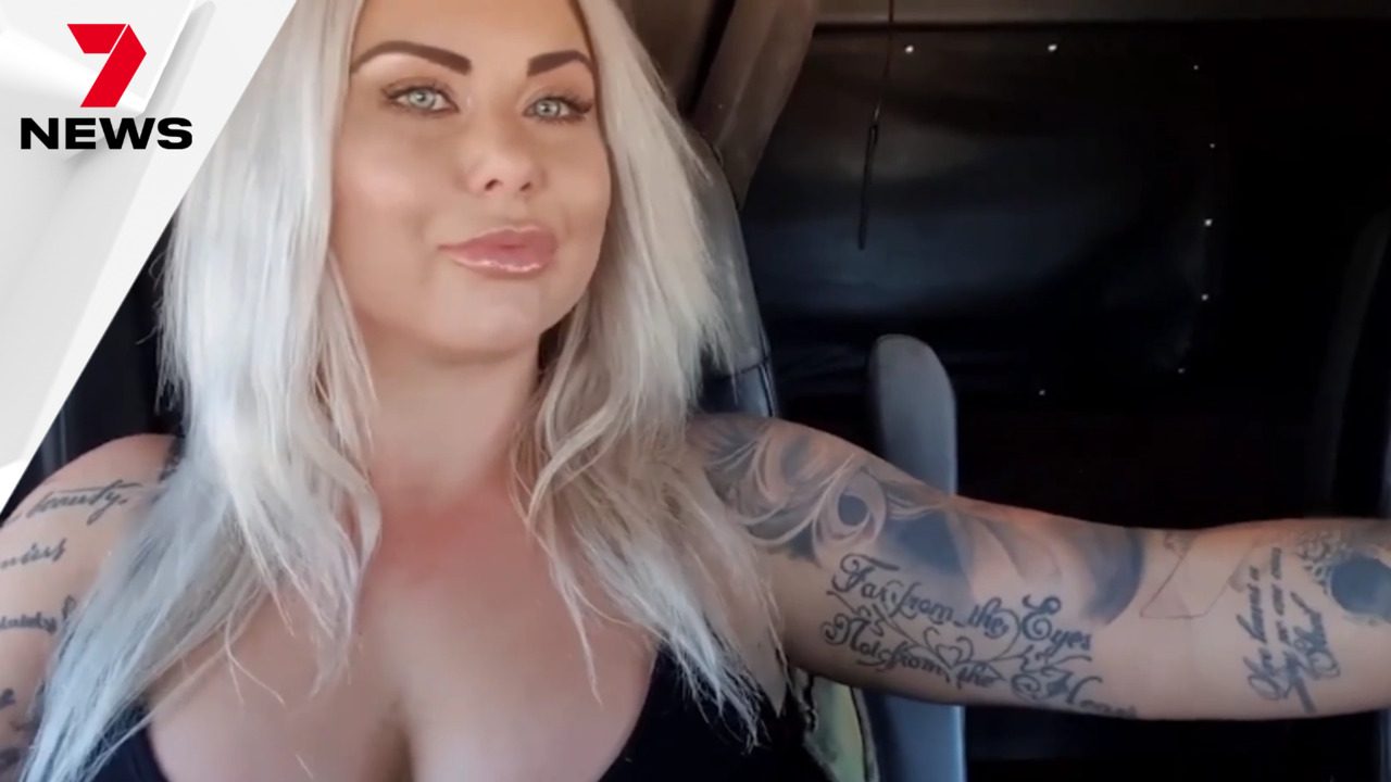 Worlds hottest truck driver Blayze Williams hits back after shes trolled for her $150,000-a-year OnlyFans side hustle 7NEWS photo