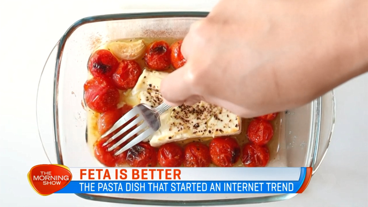 TikTok baked feta pasta recipe: how to make viral dish at home | The  Morning Show