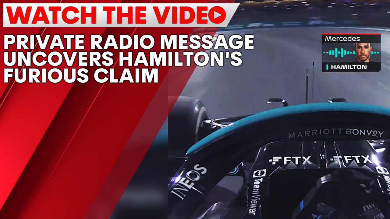 F1 2021: Unaired radio message uncovers Lewis Hamilton's 'manipulated'  claim on Max Verstappen's championship win | 7NEWS