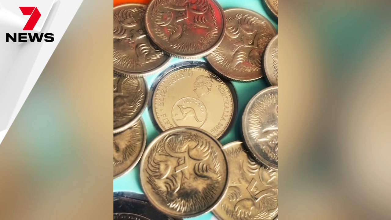 5 Designs & Years Keychain Gift Money Australian Genuine 5c Coin Keyring 