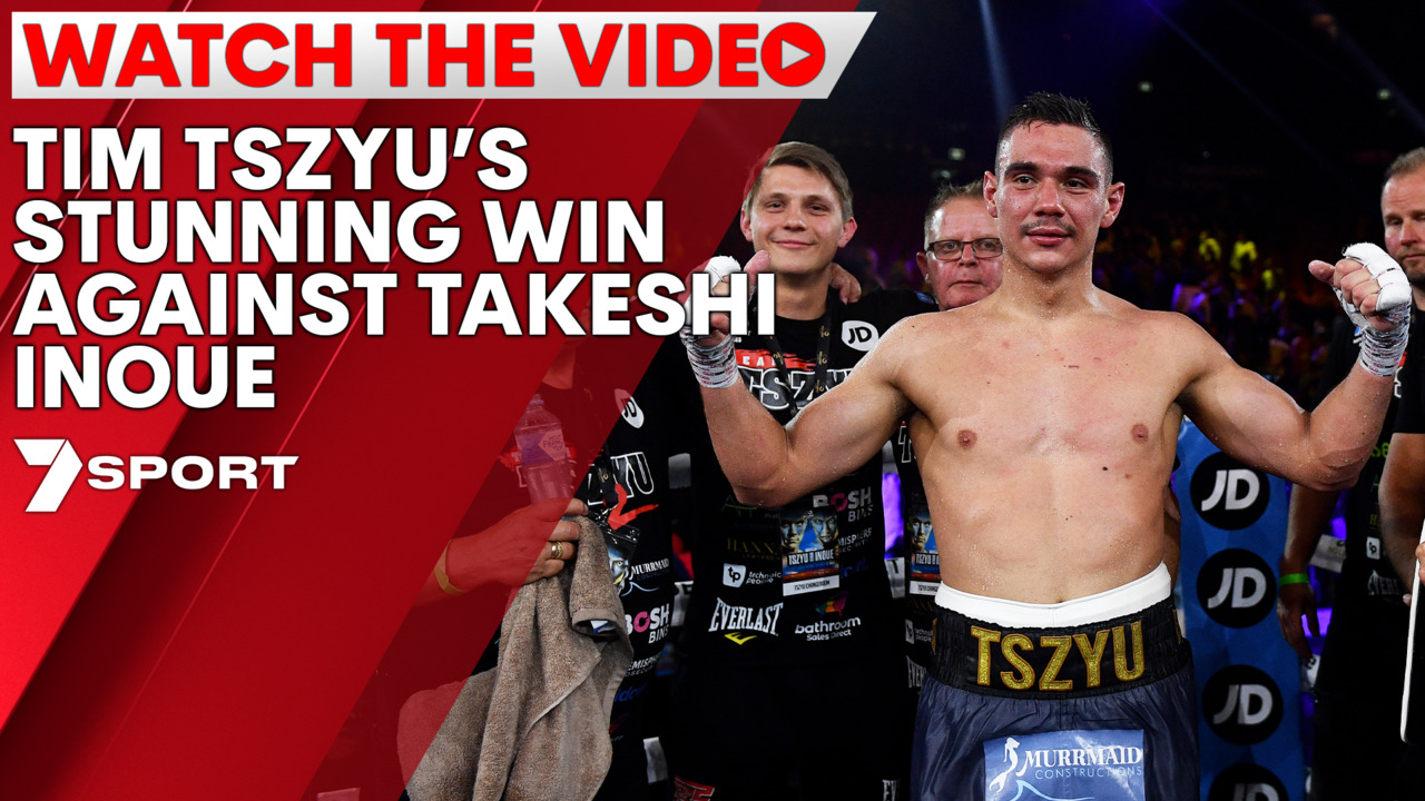 Tim Tszyu annihilates Japanese boxing opponent Takeshi Inoue in thrilling win 7NEWS