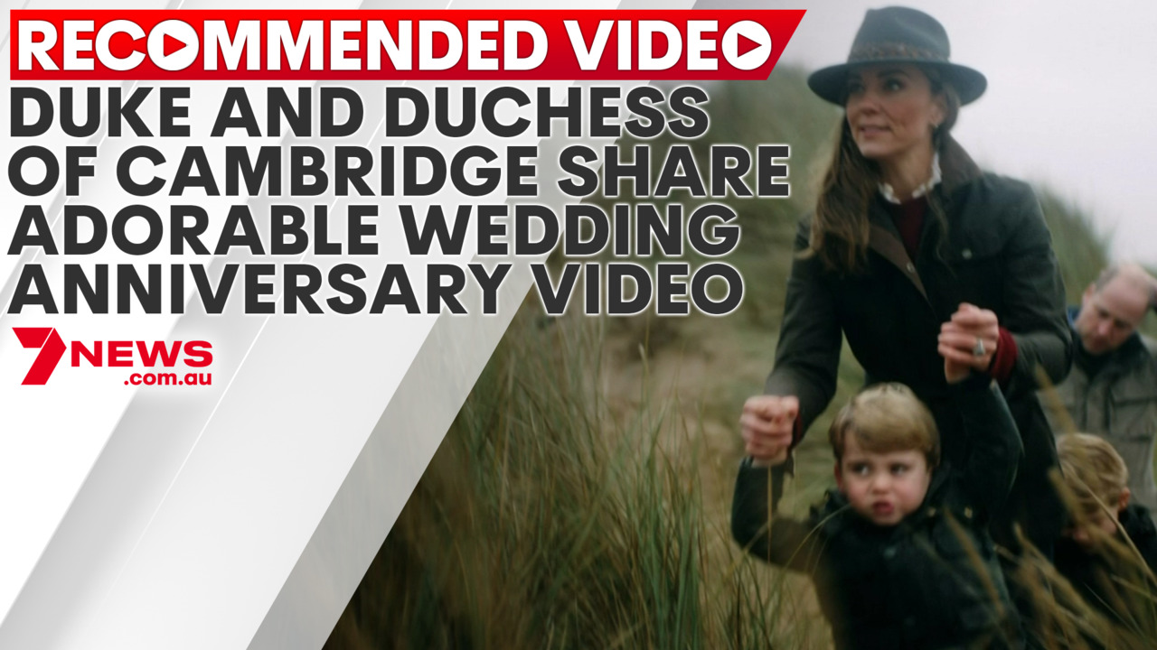 Duke and Duchess of Cambridge share adorable wedding anniversary video