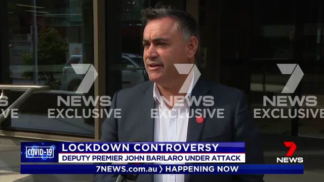 Watch John Barilaro Under Fire Over Lockdown Controversy Video The West Australian