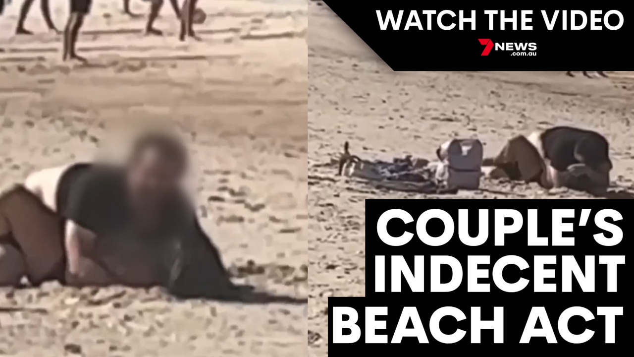 Couple caught performing indecent act on a popular SA beach 7NEWS