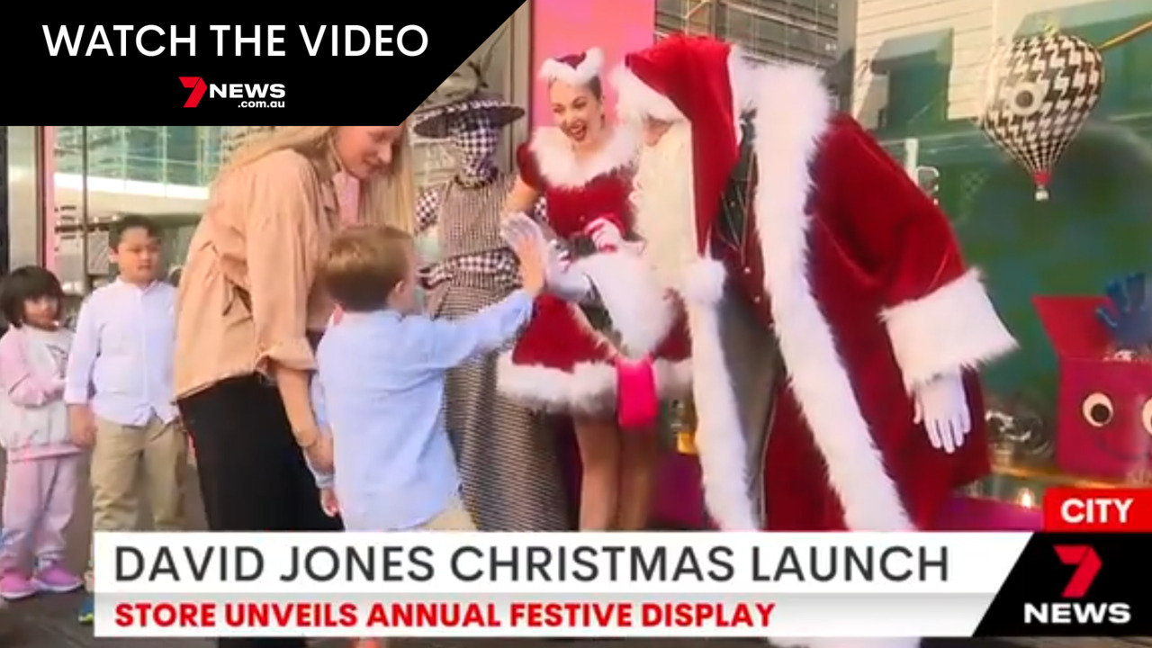David Jones unveils Christmas windows, activities and immersive