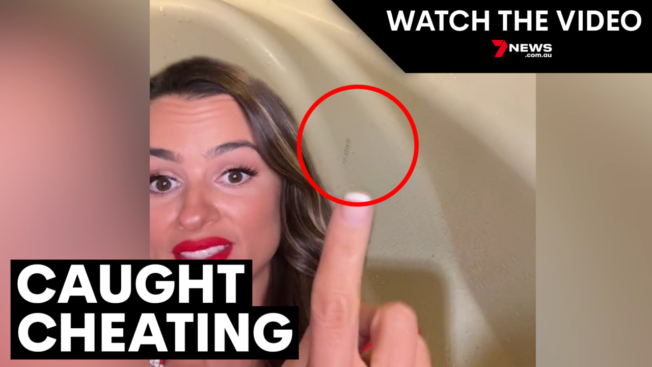 How girlfriend caught boyfriend cheating after spotting tiny detail in his  bathroom