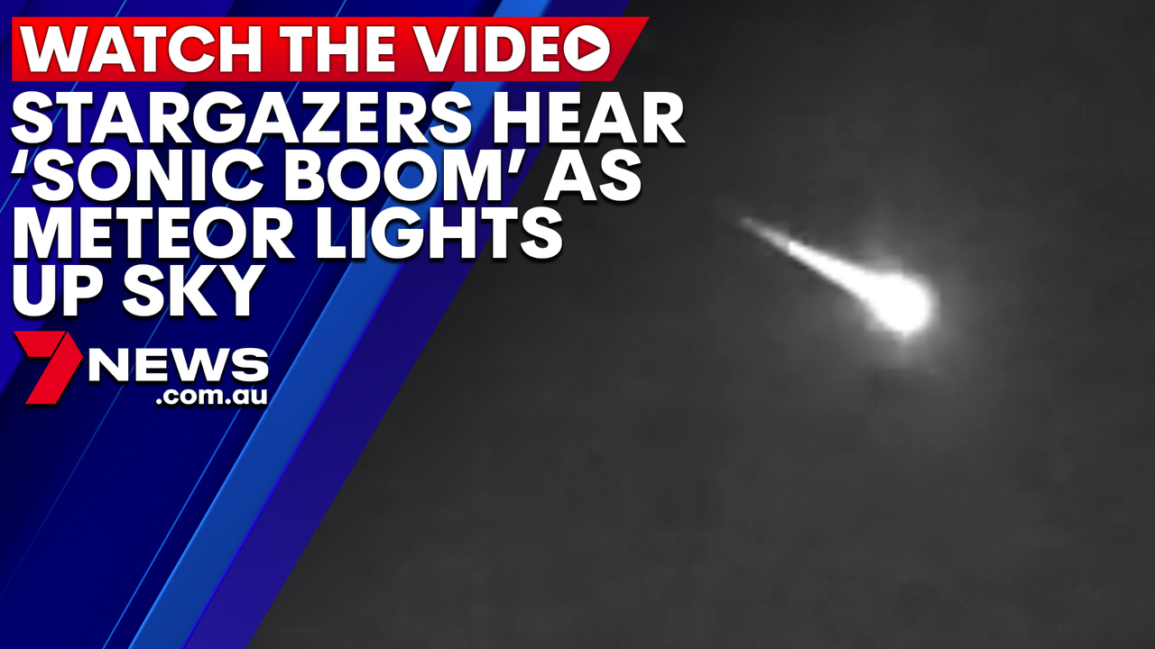 UK stargazers hear sonic boom as flaming meteor lights up sky