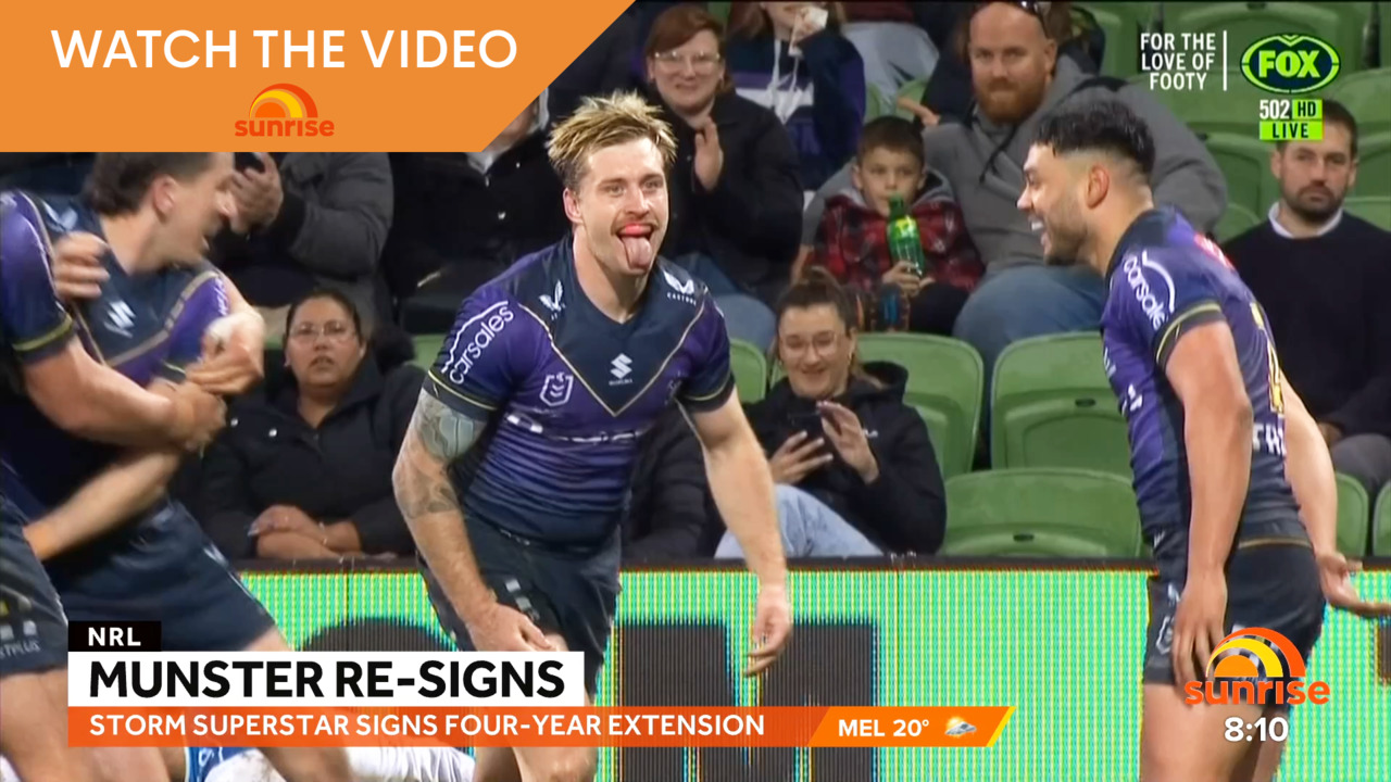 Cameron Munster re-signs with Melbourne Storm 7NEWS