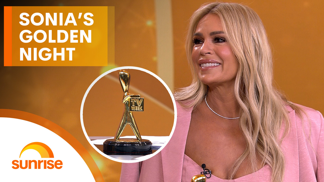 Sonia Kruger speaks to Sunrise following her Gold Logie win