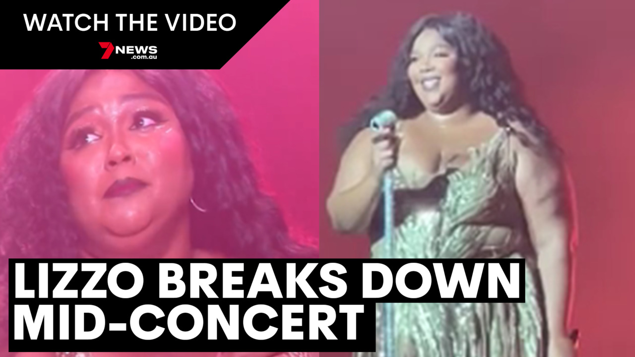 Lizzo Shines at 'Special Tour' Melbourne Concert in Lace-up Jumpsuit