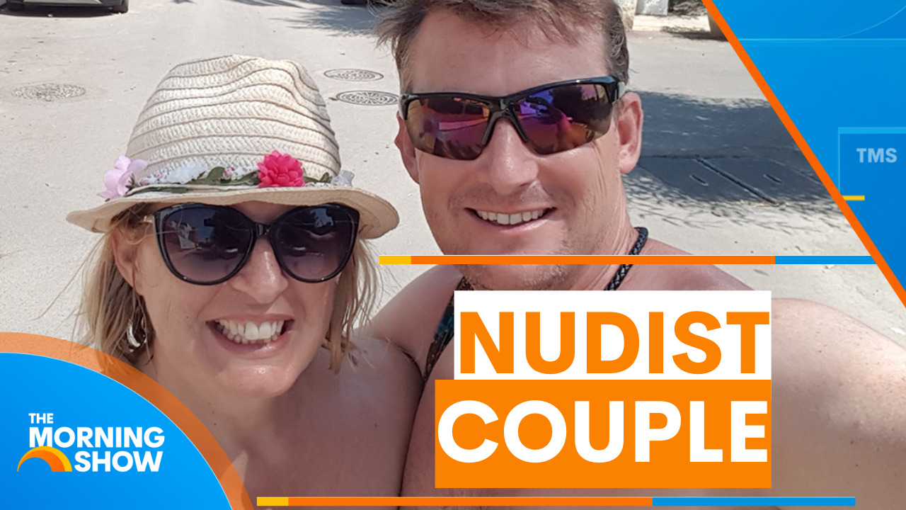 The nudist couple and their bare adventures