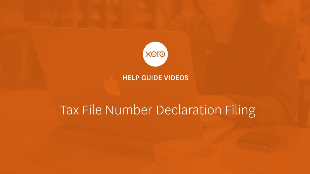 tax-file-number-tfn-declaration-filing-in-xero-accounting-software