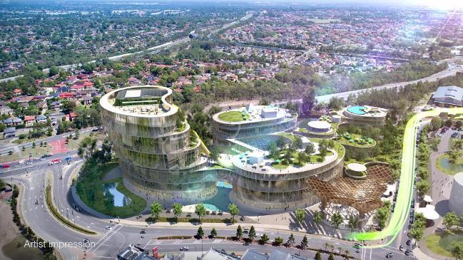 Twin peaks set to soar on Norwest skyline Daily Telegraph