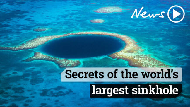 Belize Blue Hole Richard Branson Scientists Make Exciting