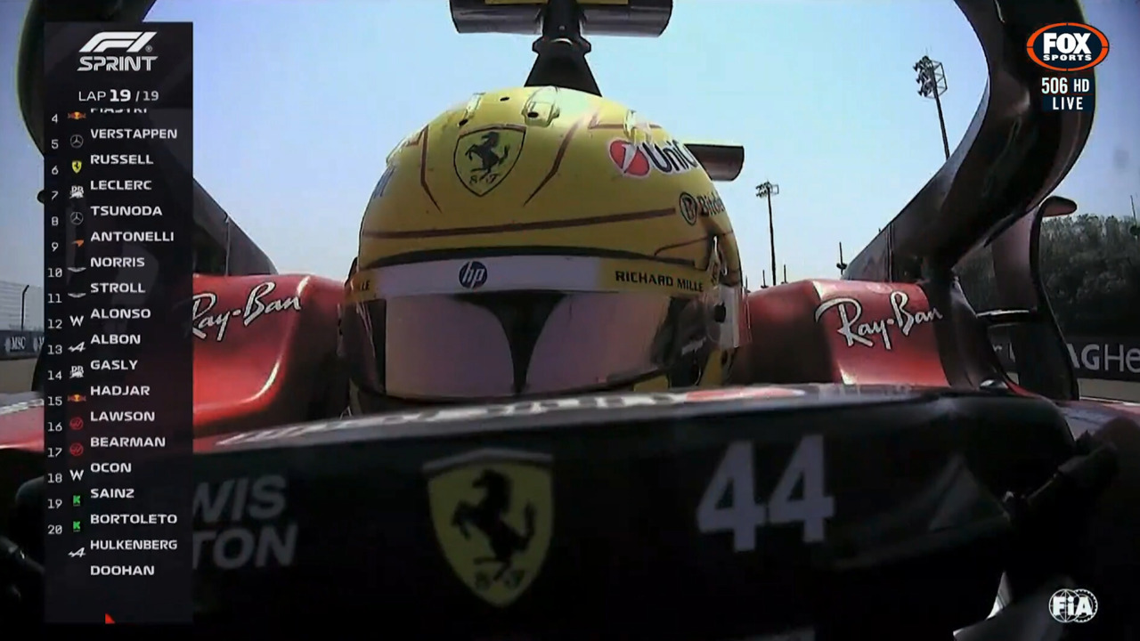 F1 Sprint Race Watch F1 Live Usa Lewis Hamilton Puts F1 World On