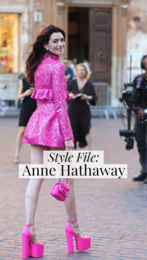 Introducing Anne Hathaway's New Bombshell Style
