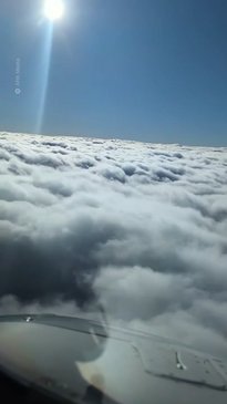 Incredible time-lapse of a plane flying through clouds | news.com.au ...