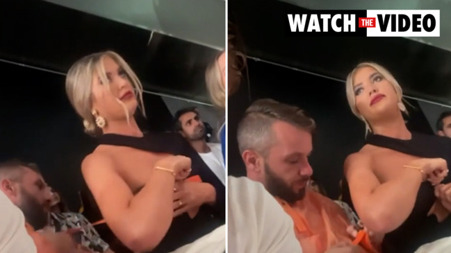 boobs falling out of dress Titties Fall Out Of Dress
