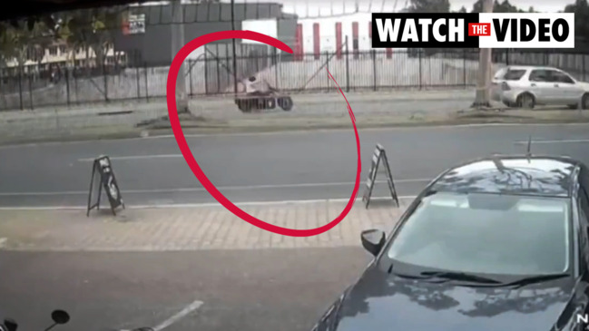 Serious crash: motorbike crashes into Stobie pole at Somerton Park