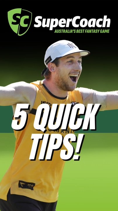 Abc Supercoach Welcome to SuperCoach AFL 2025: FIVE quick tips! | news.com.au ...