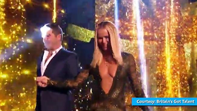 Amanda Holden wears revealing dress on Britains Got Talent