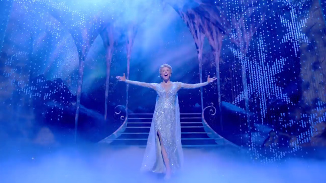 Frozen Sydney tour: Capitol Theatre in July with characters Elsa and