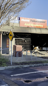 Sydenham shop goes up in flames in suspicious blaze