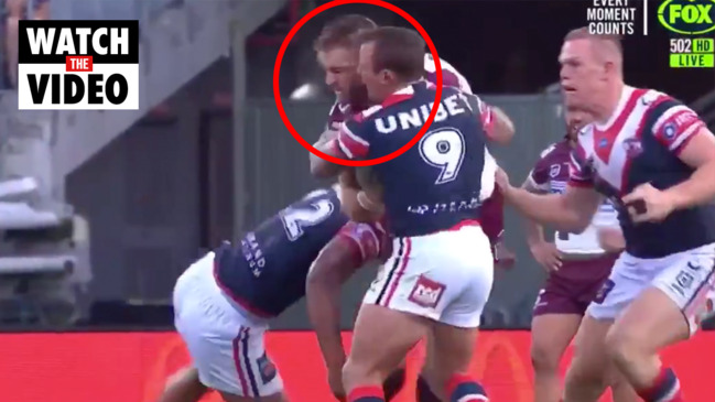 Roosters’ Jake Friend suffers scary head injury amid concussion fears (FOX Sport)