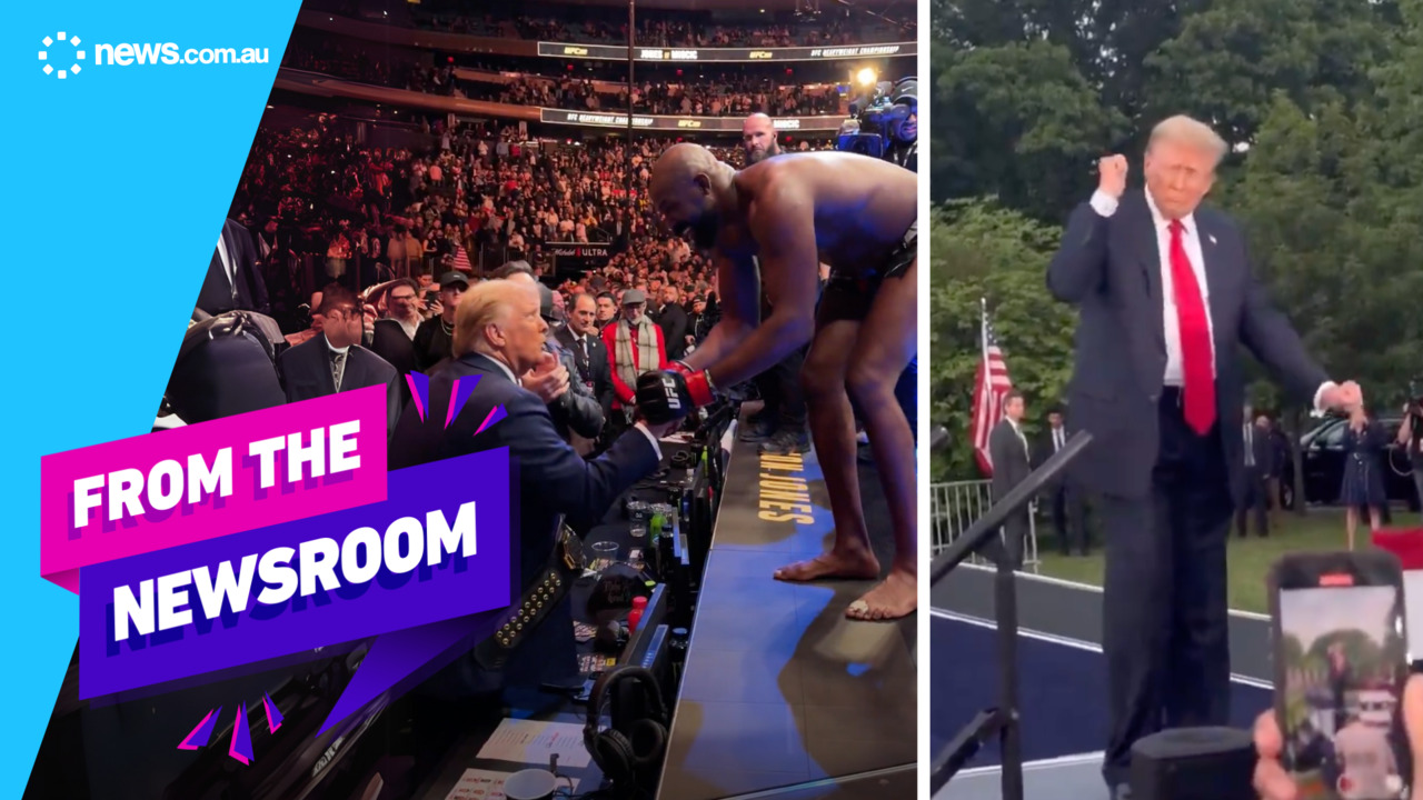 Jon Jones does the Trump dance after UFC win | Top Stories | From The  Newsroom