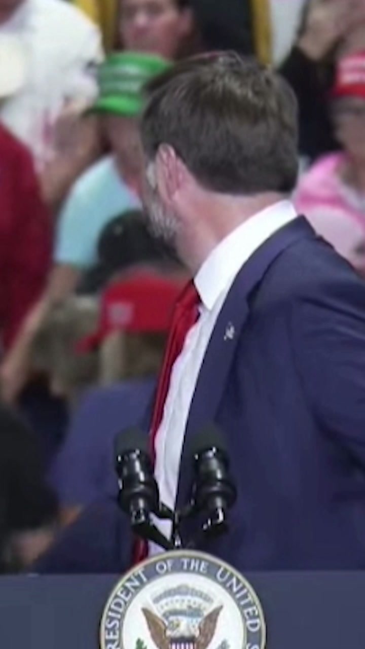Transparent Sun Shadow JD Vance halts Nebraska speech as woman collapses | Herald Sun