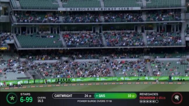 Wicket: Melbourne Stars, Qais Ahmad – 03 Jan 22 Geelong Advertiser