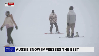 AUSSIE SNOW IMPRESSES THE BEST