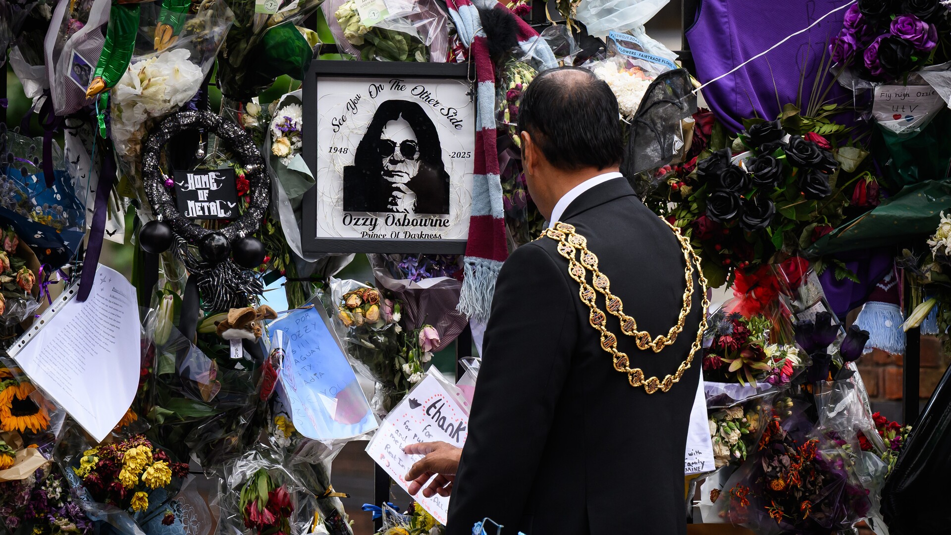 Thousands attend Ozzy Osbourne’s funeral in Birmingham