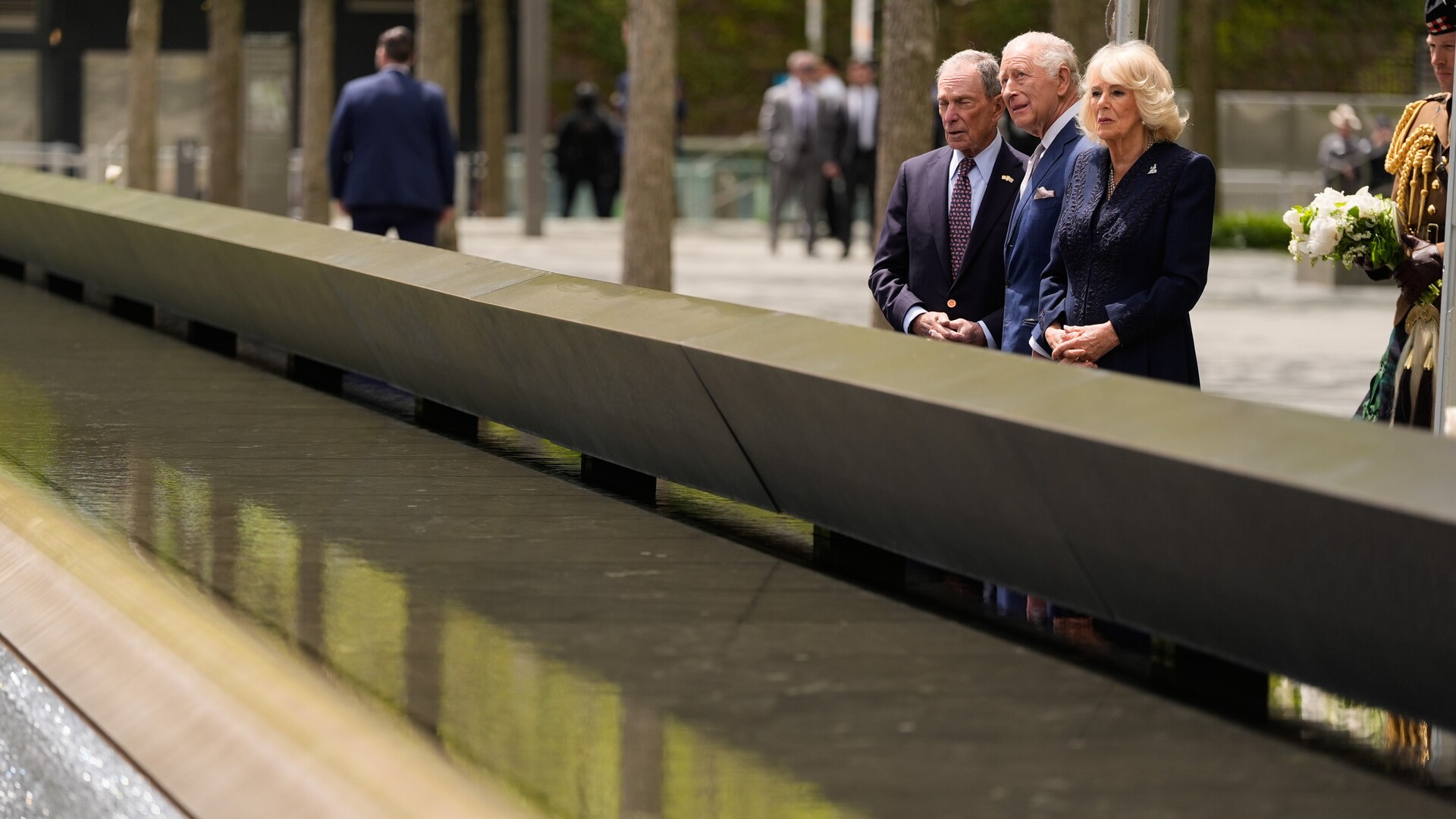 King Charles and Queen Camilla meet 9/11 survivors and first responders
