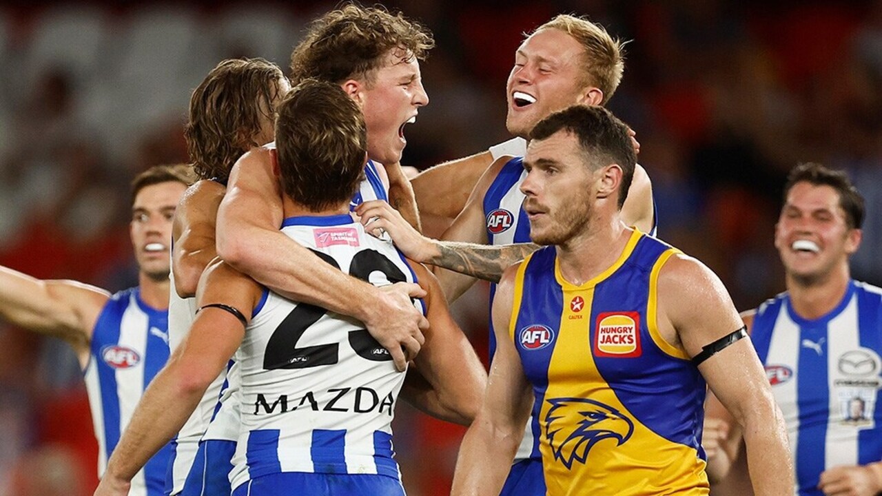 Last Two Minutes, West Coast Eagles v North Melbourne, Round 20, 2023