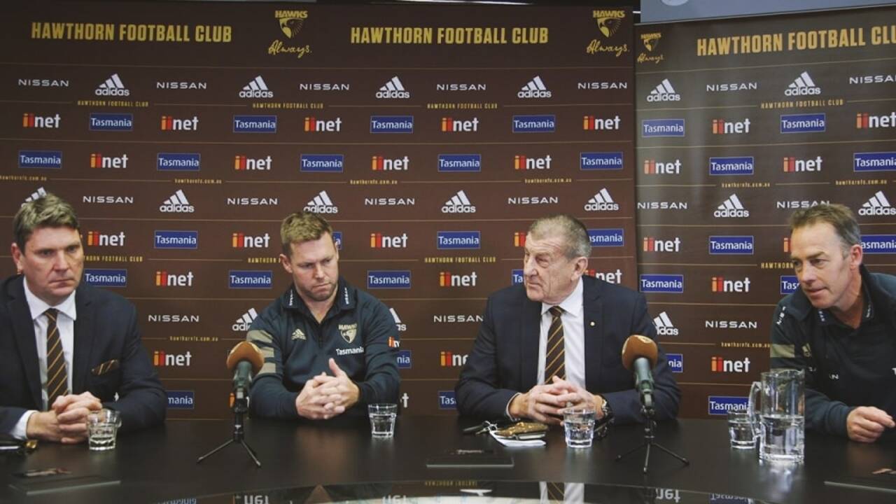 Hawthorn S Coaching Future Full Press Conference Hawthorn S Coaching Future Full Press Conference