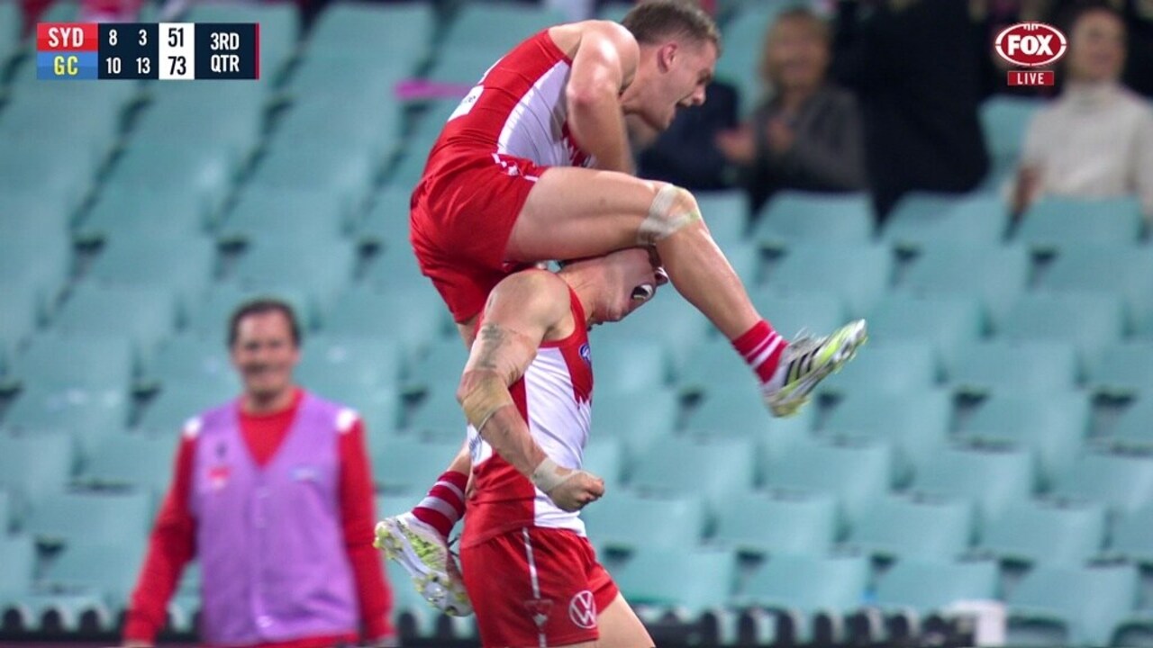 GWS' Sam Reid suspended for bump on Fyfe, The Canberra Times