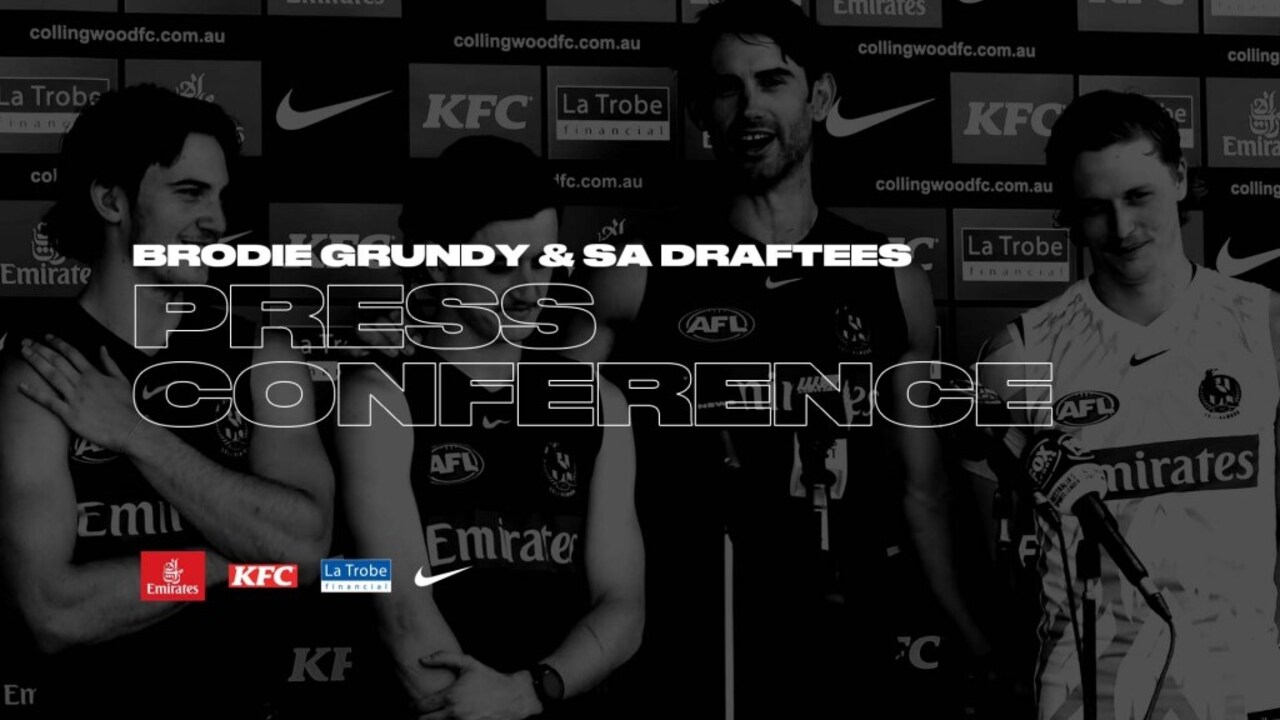 Press Conference Brodie Grundy SA Draftees