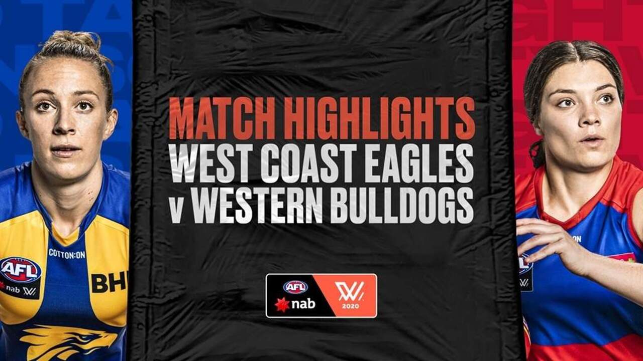 Aflw Match Highlights West Coast V Western Bulldogs