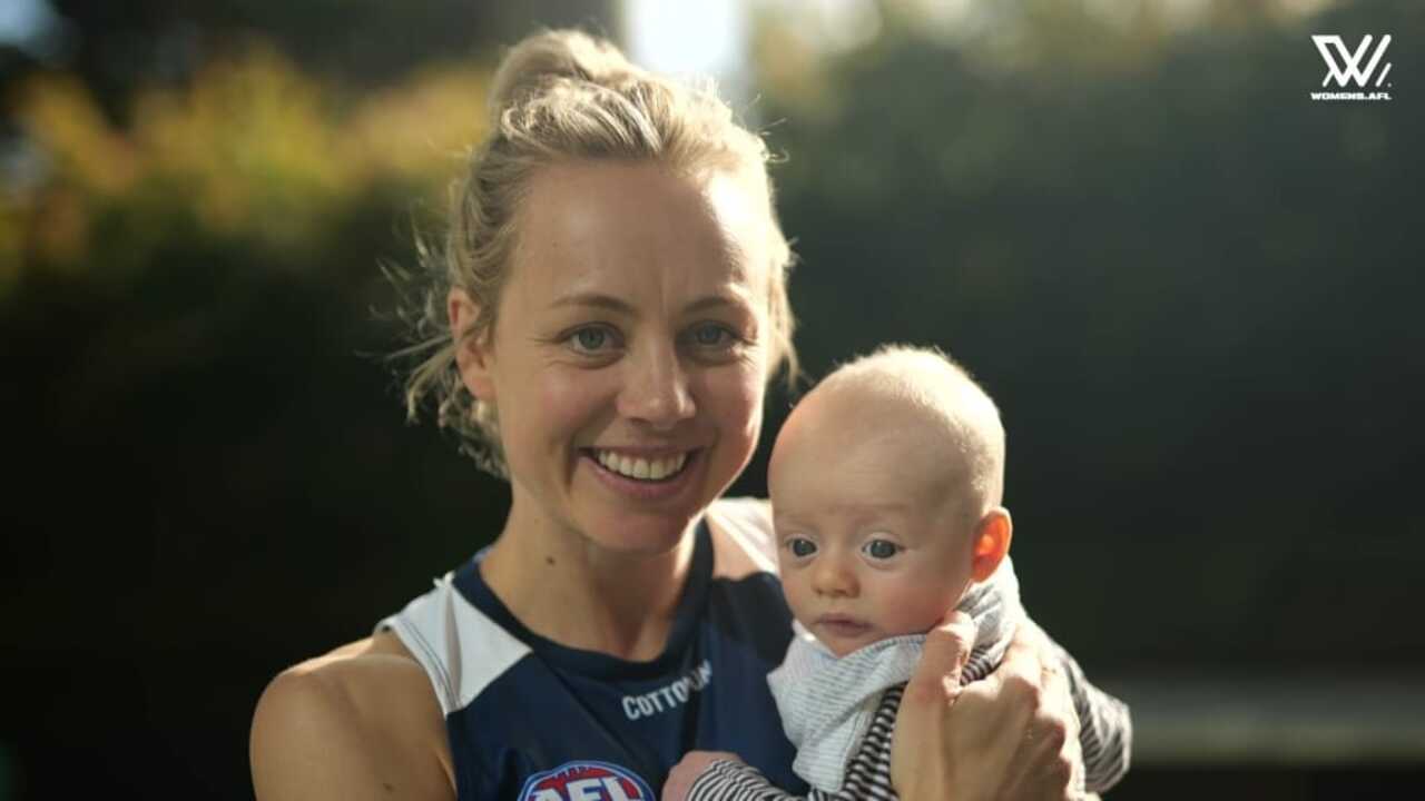 Comeback Cat: Inside Garing's post-baby return to footy